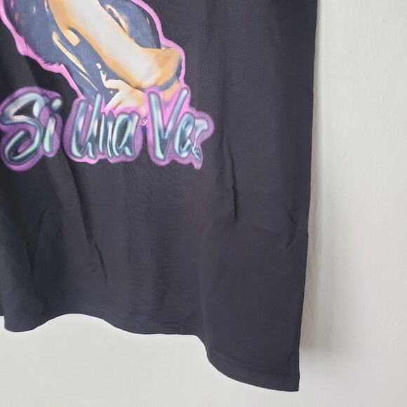NEW Selena Official Merchandise Si Una Vez Graphic Logo Short Sleeve T-Shirt Top - Picture 4 of 8